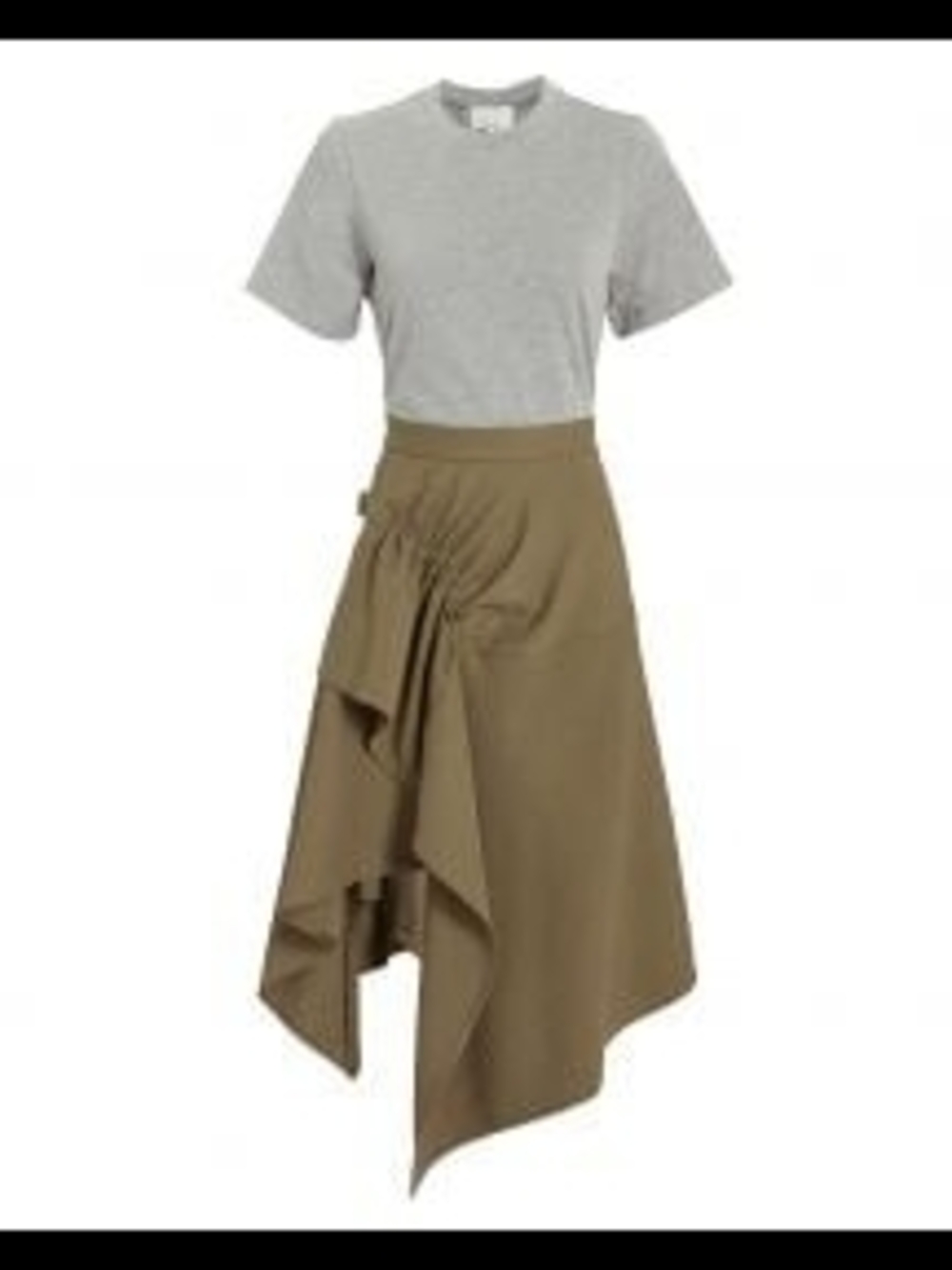 3.1 Phillip Lim mixed-media handkerchief midi dress